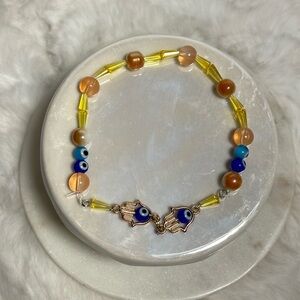 Turkish Evil Eye Stretch Bracelet
multi colo
